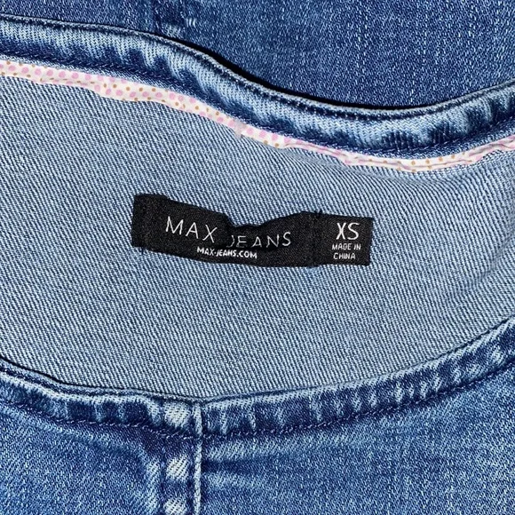 Denim Cutoff Shirt Dress - Picture 2 of 3